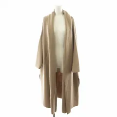 ミューズ ドゥーズィエム クラス MUSE de Deuxieme Classe 20SS スムースニットガウンコート ロング丈 ウール ピンクベージュ 20020500402010 /AN41