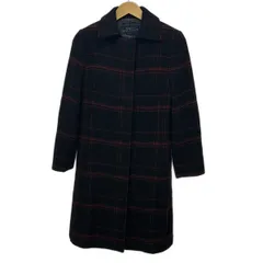 TOMORROWLAND(トゥモローランド) コート レディース - 黒×レッド 長袖/チェック柄/冬/BALLSEYコラボ