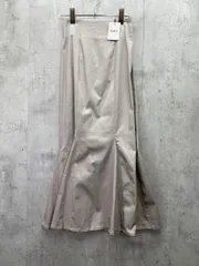 新品 GRL グレイル ハイウエストマーメイドツイル スカート sizeM/グレージュ ■◇レディース