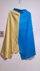 バイカラー アシンメトリー ロング スカート