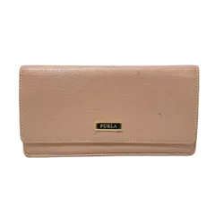 FURLA(フルラ) 長財布 - ピンクベージュ レザー