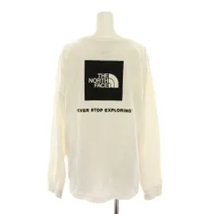 ザノースフェイス THE NORTH FACE L/S Back Square Logo Tee ロングスリーブ バック スクエア ロゴ Tシャツ カットソー ロンT 長袖 M 白 ホワイト NTW32230 /YM ■MA