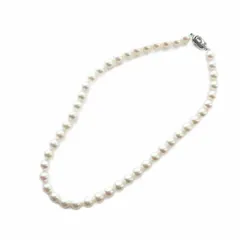 ノーブランド品 ネックレス アクセサリー 真珠 パール Silver925 8mm 白 ホワイト ■GY18 /MQ