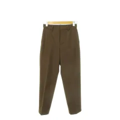 ユニクロ UNIQLO スマートアンクルパンツ スラックス ストレッチ センタープレス S 茶 ブラウン 221-450606(23-02) /AH13
