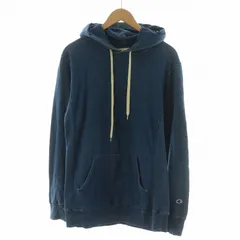 チャンピオン CHAMPION RW PULLOVER HOODED SWEAT プルオーバー フード付きスウェット パーカー 長袖 フーディー XL ネイビー C3-J119 /NQ