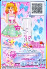 [Used] Aikatsu DCD S1-3[P]: Rose Amour Ribbon Wedge Sole / Yume Nijino