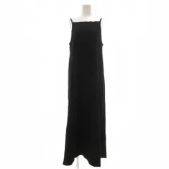 レディラックルカ LADY LUCK LUCA キャミワンピース 黒 ブラック ロング丈 スクエアネック /NL