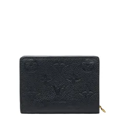 ルイ ヴィトン モノグラム アンプラント ポルトフォイユ クレア M80151 ノワール ブラック カーフ レザー レディース LOUIS VUITTON【1-0253178】