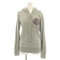 ヒステリックグラマー HYSTERIC GLAMOUR ジップアップパーカー 長袖 ロゴ ヒスガール プリント FREE グレー 0152CF04 /YT