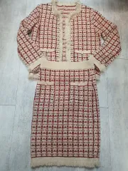 marant ニット ツイード セットアップ ジャケット スカート セット