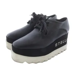 ステラマッカートニー STELLA McCARTNEY ELYSE エリス シューズ レザー 34 黒 800004