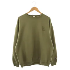 チャンピオン CHAMPION RHC Ron Herman 別注 スウェット プルオーバー 長袖 XL カーキ /HK ■OS ■AD