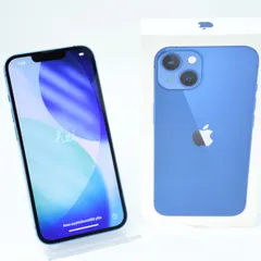【ジャンク＊液晶美品】SIMフリー iPhone13 128GB ブルー