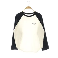 バビロン BABYLONE 24AW バイカラーラグランロンT Tシャツ 長袖 カットソー コットン F 紺 白 /NR ■OSのサムネイル