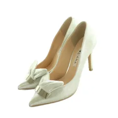 ダイアナ DIANA パンプス ポインテッドトゥ ハイヒール ピンヒール ラメ 22.5cm シルバーカラー /MI ■OS