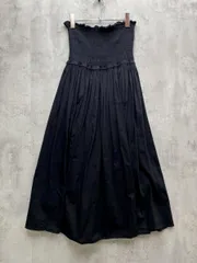 BEAUTY & YOUTH ビューティ&ユース ユナイテッドアローズ 1624-105-3732 ギャザースモッキングマキシ スカート sizeS/黒  ■◇◎レディース