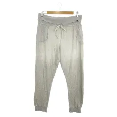 ディーゼル DIESEL LOUNGEWEAR ジョガーパンツ 40 グレー ドローストリングウエスト リブ裾 しわ加工 /MN25 ■GY61