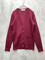 PARIS パリス ニット カーディガン size11/ボルドー ■◇レディース