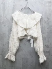 新品 Heather ヘザー 144345-08-09 ジャガード カーディガン sizeF/アイボリー ■◇レディース