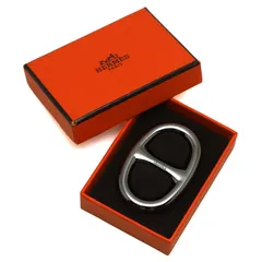 エルメス　スカーフリング シェーヌ・ダンクル　ブラック