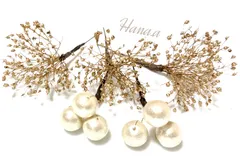 かすみ草 キスカ コットンパール 髪飾り 留袖 お呼ばれ 成人式 結婚式 前撮り