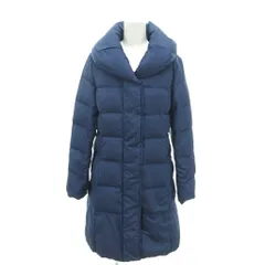 アー・ヴェ・ヴェスタンダード ミッシェルクラン a.v.v standard 美品 ダウンコート ビッグカラー セットインスリーブ M 紺 ネイビー /YJ ■GY61