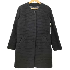 ユーズドフルギ USED古着 Dee Flavor アンゴラウール ノーカラー シャギーコート レディース JPN：38 