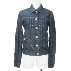 リプレイ REPLAY デニムジャケット Gジャン ジージャン ストレッチ XS 紺 ネイビー X