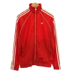 アディダスオリジナルス adidas originals トラックジャケット スリーストライプス ナイロン ジャケット S 赤 レッド /☆G