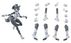 けもプラ ニホンオオカミ 素組 パチ組 - メルカリ