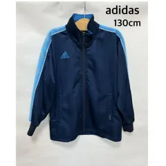 adidas　アディダス　トラックジャケット　ジャージ　130cm    ネイビー　キッズ　スポーツ　送料込み  3407870