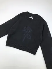 新品 SATURDAYS NEW YORK CITY サタデーズニューヨークシティ Vネック 長袖 ニット セーター sizeS/黒 ◆■◎レディース