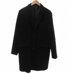 BROWNY STANDARD シャギーウールチェスターコート ひざ丈 BS17WN10-M001 黒 ブラック L