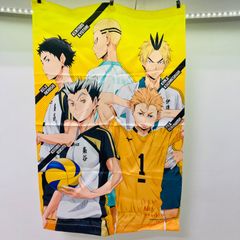 [A2 사이즈] 태피스트리 하이큐!! BANPRESTO 2016년 일본제 밴프레스트 약 63×41㎝ 이치 반 복권 숙명의 대결! 카노 VS 아오바 성 니시 더블 찬스 캠페인 애니메이션 상품 애니메이션 캐릭터 상품 T88