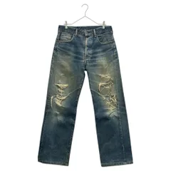 Levi's(リーバイス) 90's 503B-XX BIG E Crash Denim Pants クラッシュ デニム パンツ W34 L34 インディゴ 90年代
