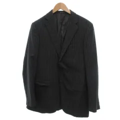 グリーンレーベルリラクシング ユナイテッドアローズ green label relaxing テーラードジャケット ウール サイドベンツ 48 グレー /JS ■YHS16