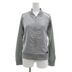 オークリー OAKLEY ジャージ ジップアップブルゾン ロゴ刺繍 S グレー /JS ■YHS16