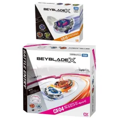 2種セット / タカラトミー ベイブレード X BEYBLADE X UX-15 シャークスケイルデッキセット + CX-04 バトルエントリーセットC