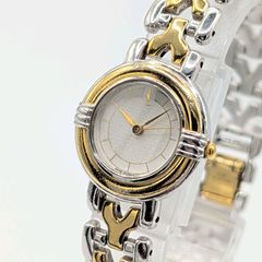 ✨新品電池・稼働✨サンローラン 腕時計 クォーツ オクタゴン コンビ