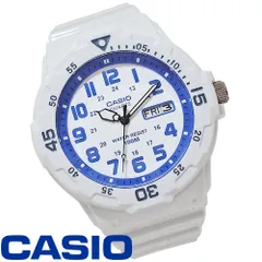 【新品】【ネコポス発送】カシオ メンズ 腕時計 時計 チープカシオ チプカシ デイデイト表示 ホワイト ブルー バイカラー BOX設定なし CASIO MRW-200HC-7B2 MRW-200HC-7B2V 海外モデル