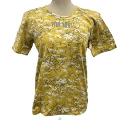 ピンクハウス PINK HOUSE Tシャツ カットソー 半袖 総柄 花柄 黄 イエロー P0111UAL46 ■YHS2