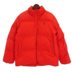 ゲス GUESS ダック ダウンジャケット ジップアップ MJ4W9894K レッド Mのサムネイル