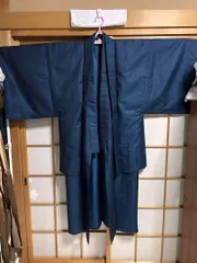 美品　メンズ　着物　アンサンブル　正絹　着物セット　男性用着物　男性着物 紬