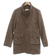 スキャパ SCAPA ツイードジャケット ネップ ウール 42 茶 ブラウン /JS ■YHS15