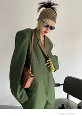 カジュアル ジャケット パンツ セットアップ 通勤 上下 スーツ