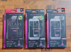 iphonese3 ／ iphonese2 ／ iphone8 ／ iphone7 ガラスフィルム 「GLASS PREMIUM FILM」日本製表面硬度「9H」強化ガラス 全画面保護  驚異的透明度  極薄0.33mm  ブラック／ホワイト／ローズゴールド
