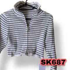 [スナイデル] フロントジップニットプルオーバー SWNT234275 レディース フリーサイズ　管理SK687