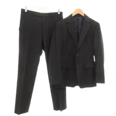 ザダファーオブセントジョージ THE DUFFER OF ST. GEORGE セットアップ テーラードジャケット シングル パンツ スラックス スーツ ウール M 紺 ネイビー /YJ ■YHS13