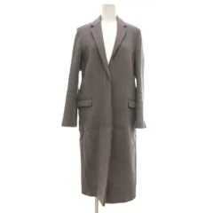 B&Y ユナイテッドアローズ BEAUTY&YOUTH ビューティー&ユース 美品 チェスターコート 比翼仕立て ロング S グレー /YJ ■YHS16