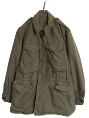 【お得なクーポン配布中!】 40s 米軍実物 US ARMY M-43 フィールド ジャケット 34R メンズ S 程 古着 ヴィンテージ ミリタリー 軍物 M43 ジャンパー ブルゾン オリーブ